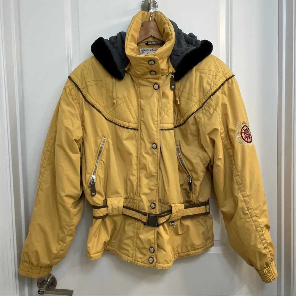 Obermeyer Vintage Style Erika Ski Coat Hooded Jacket